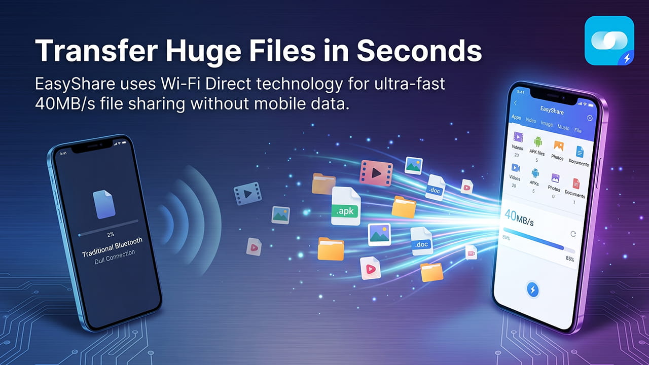 easyshare vs bluetooth