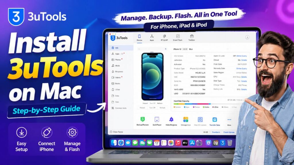 how to install 3utools on mac