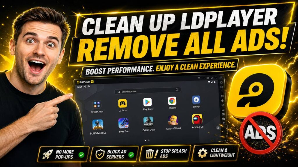 remove ldplayer ads